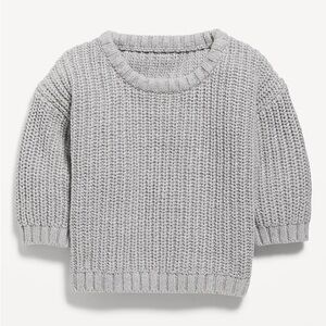Organic cotton knit sweater